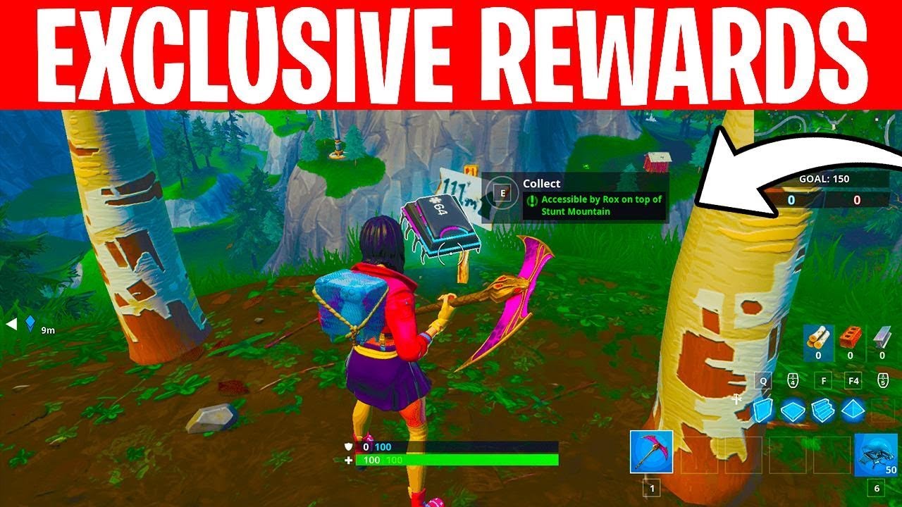 All Fortbyte Locations! 1-100 Exclusive Rewards! -Fortnite Battle Royale