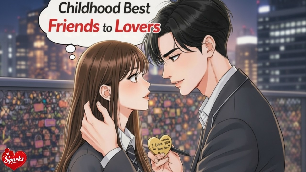 In love with my CHILDHOOD BEST FRIEND 💕 Friends to Lovers Manhwa-Style Animated High School Romance
