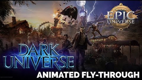 Dark Universe Animated Flythrough | Epic Universe