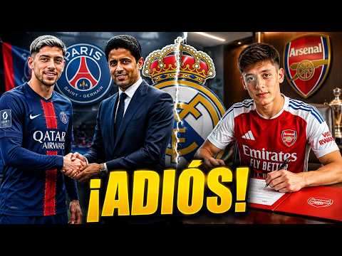 🚨💣¡ESCÁNDALO EN EL REAL MADRID! ¡EL PSG SE VENGA Y LLEVA A VALVERDE Y ARDA AL ARSENAL!😱