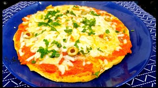 مطبخ ام وليد / بيتزا صحية لمرضى السكري و للرجيم و كيتو دايت ، و بنبنة ، بدون فرينة 😋👍.