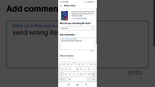 How to return item on eBay from mobile.
