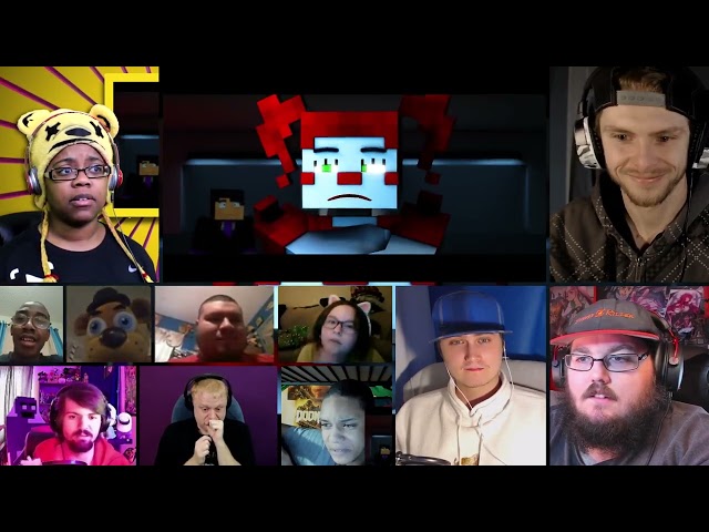 FNAF SISTER LOCATION SONG | Trust Me [Minecraft Music Video] by CK9C  [REACTION MASH-UP]#1888 class=