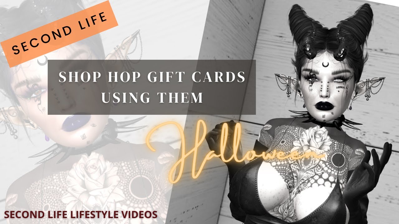 Second Life 2022  l  Vlog-O-Ween Shop Hop gift cards blowin ALLLL!  l  Restless Pixel