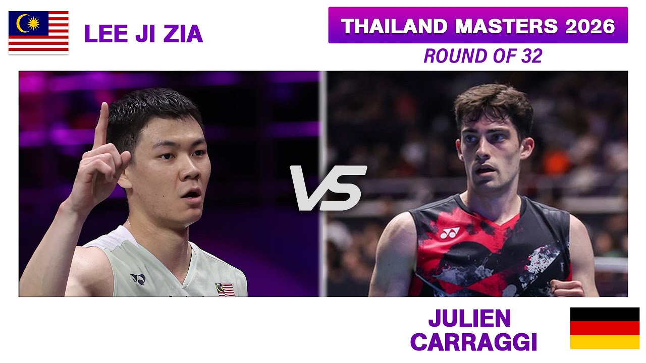 [Thailand Masters 2026]  LEE Zii Jia Vs Julien CARRAGGI