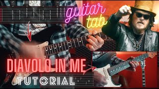 Diavolo In Me Guitar Tutorial Tab e Accordi - Cover Zucchero