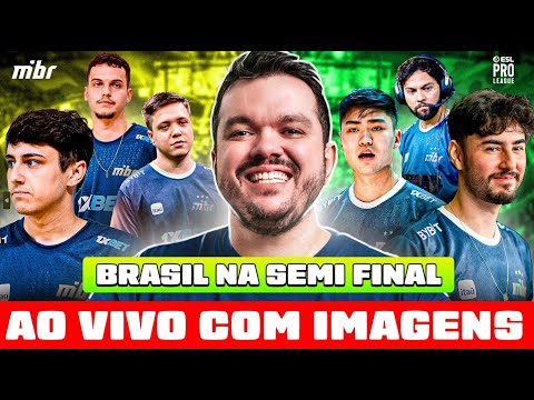 SEMIFINAL ESL Pro League Season 20 - COM Gaules AO VIVO COM IMAGENS