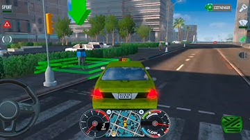 City Taxi Sim 3D - Realistic Car Driving Games Android iOS Gameplay #cargame 