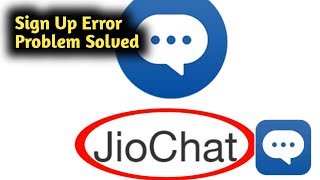 Fix Jio Chat App Sign Up Error Problem Solved screenshot 1