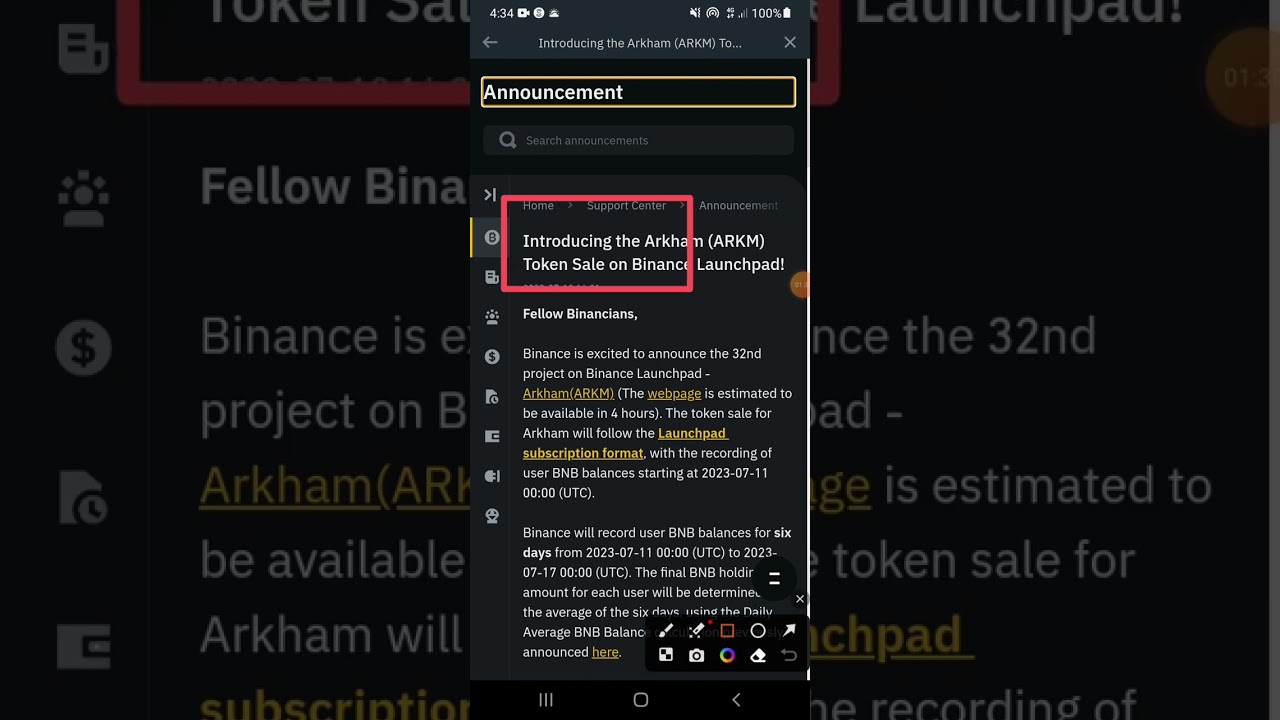 Introducing the Arkham (ARKM) Token Sale on Binance Launchpad!