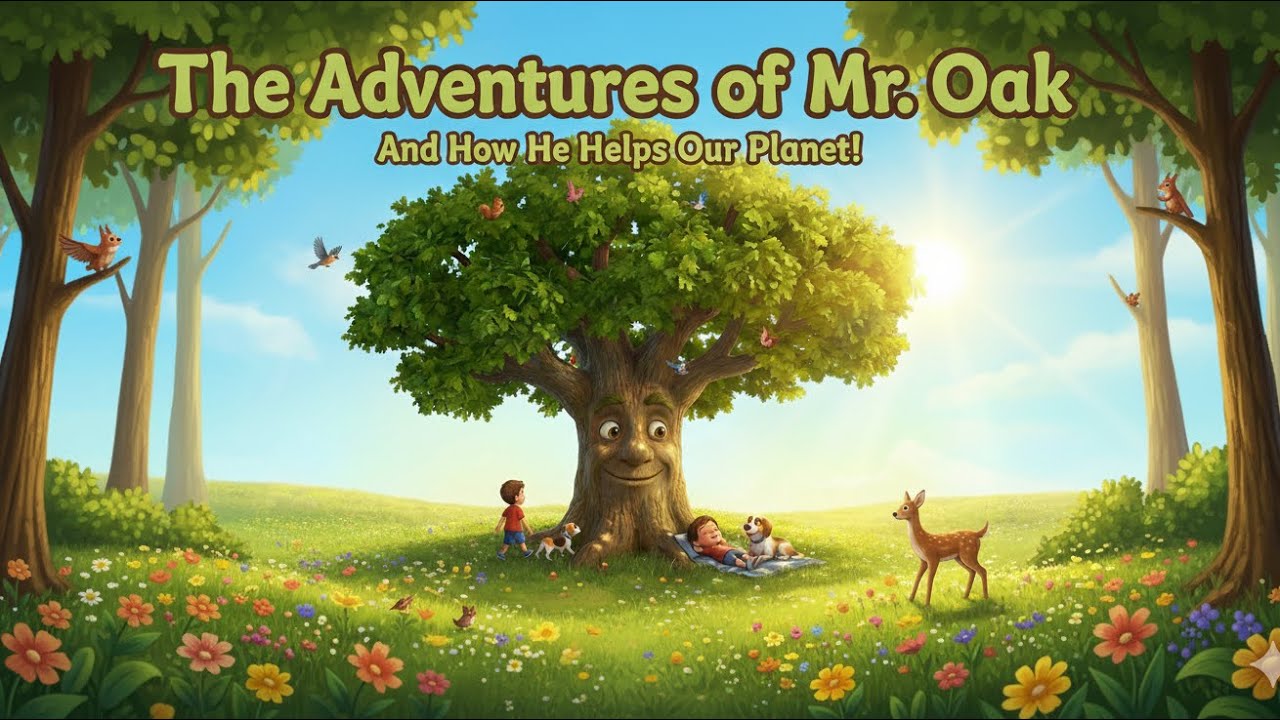 Listen & Learn | Trees help our planet, learn how with Mr Oak | For ages 3-7 years