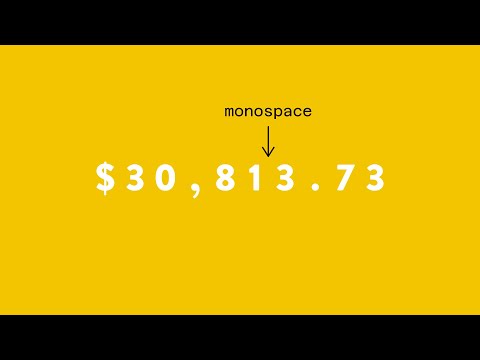 Animate numbers in monospace with Num Pro