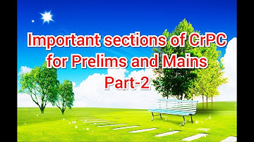 Important sections of CrPC Part-2 by Aman IQ classes #joshi221984