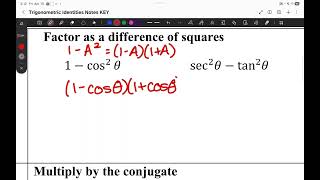 Famous Trig Identities Lesson 1 - The Fundamental Identities Profile