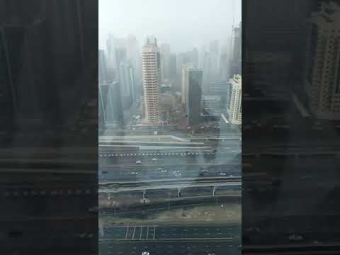 rain 🌧️ in Dubai marina