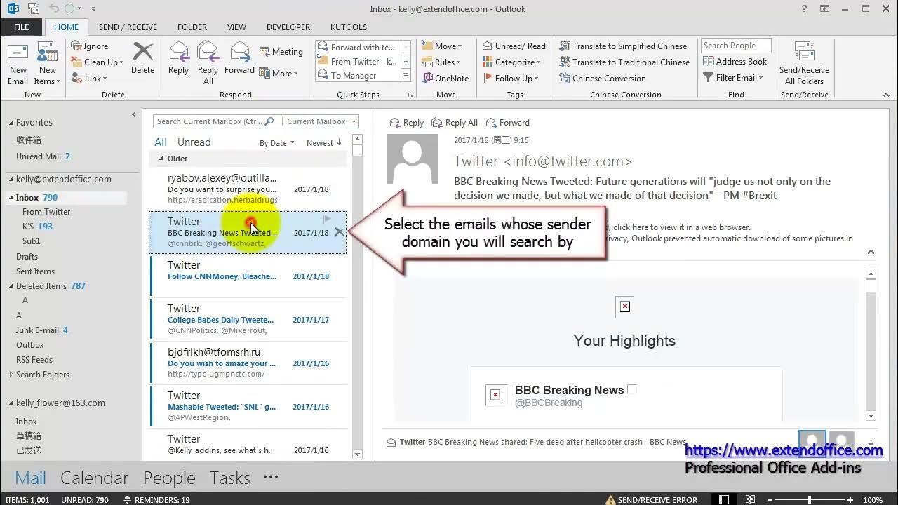 how-to-find-related-messages-in-outlook-youtube