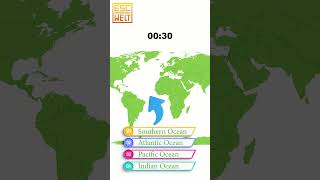 🌊🤿 Name the Ocean | Can you identify it on the map?