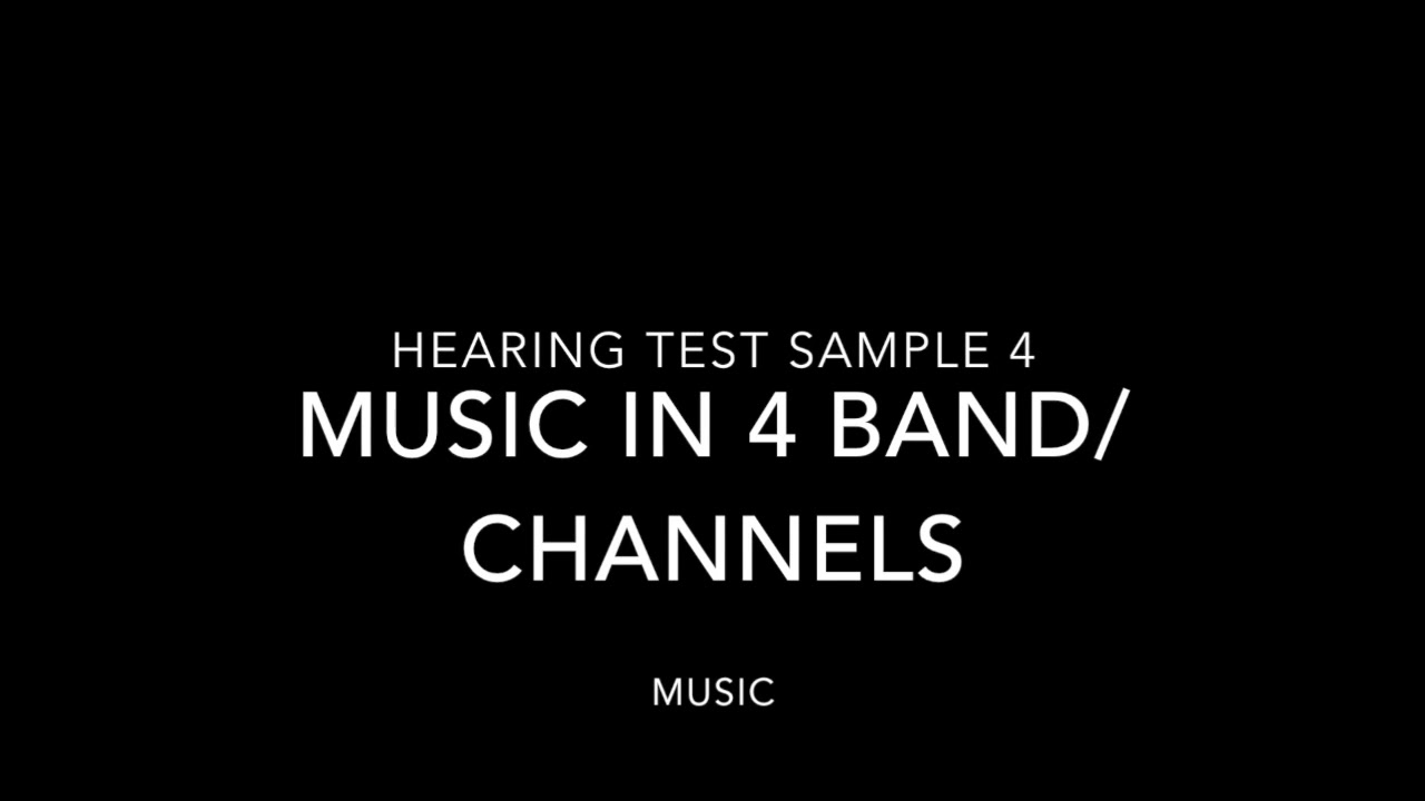 Hearing Test Sample 4 YouTube
