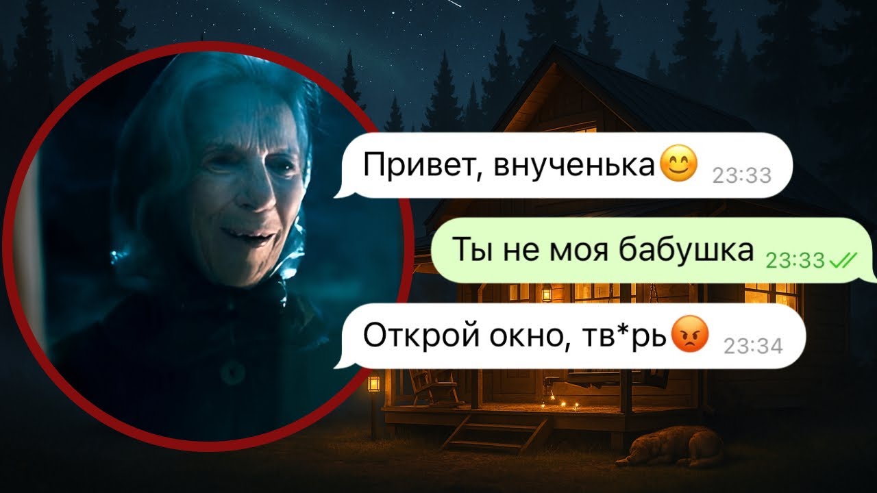 улыбающаяся бабушка стучит в мое окно ночью