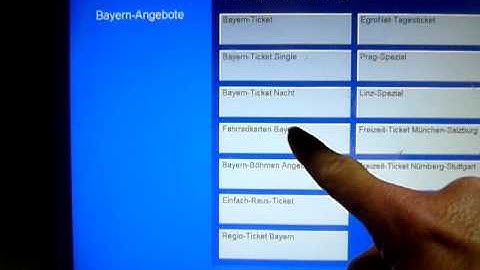 Fahrradkarte am DB Automaten kaufen