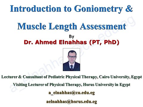 Introduction to Goniometry and Muscle Length Assessment