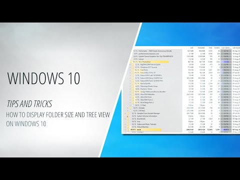 How to Display Folder Size and Tree View on Windows 10 [How to]