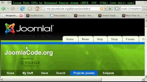 [Urdu CBT] - Joomla CMS 1.5 - 01 - Introduction