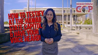 HOW TO TESTIFY