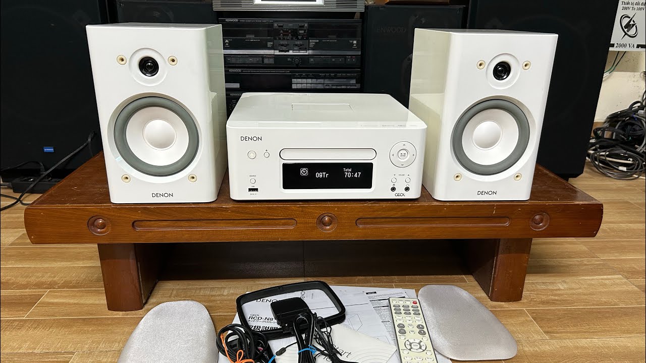 Pristine Denon Ceol RCD-N8 Hi-end Audio System with full