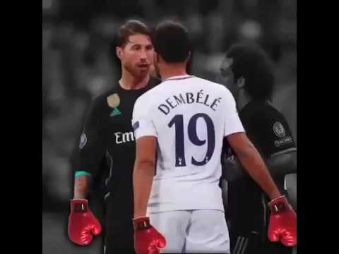 Sergio ramos vs Mousa Dembélé fight #trending #viral #shorts