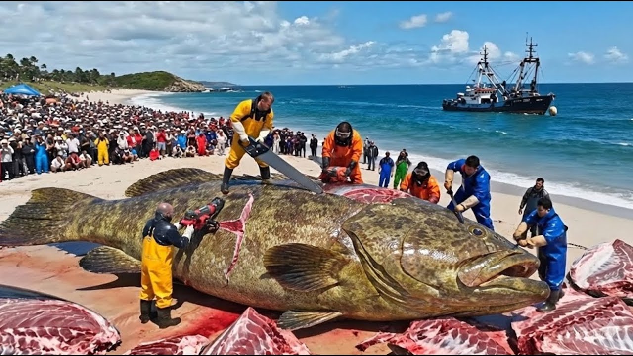 Как рыбаки ловят гигантских груперов – документальный фильм о ярусном лове рыбы в глубоководных р...