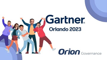 Orion Governance at Gartner Data & Analytics Summit Orlando March 2023