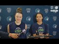 "It's Good To Be Here And Feel The Energy." | Kayla McBride and Lani White Training Camp Sound
