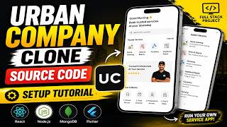 Urban Company Clone Source Code | Setup Tutorial screenshot 2