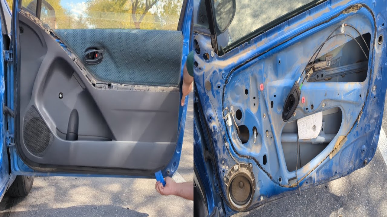 How to Remove Door Card on 2007 Toyota Yaris | DIY Car Maintenance ...
