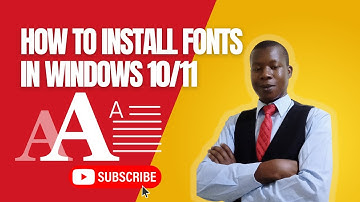 HOW TO DOWNLOAD AND INSTALL FONTS IN WINDOWS 10 OR 11 | PC TIPS AND TRICKS | GOOGLE FONTS