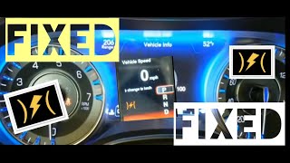 CHRYSLER 200/300 BLINKING LIGHTENING BOLT, LIMP MODE THROTTLE CONTROL WARNING LIGHT FIXED.....