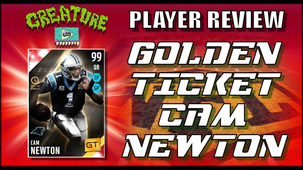 Golden Ticket Cam Newton Review - MUT Madden 16 - Move Over... McNabb?