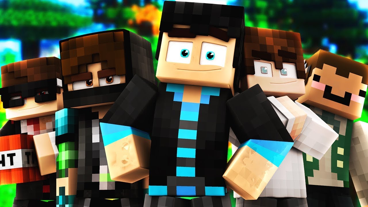 MINECRAFT YOUTUBERS PvP FOR CLOUT! (Crystal Wars 1v1v1v1)