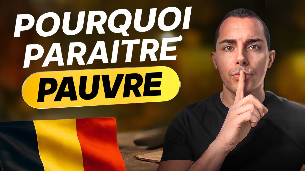 Pourquoi avoir l’air pauvre est un avantage en Belgique ? 🇧🇪