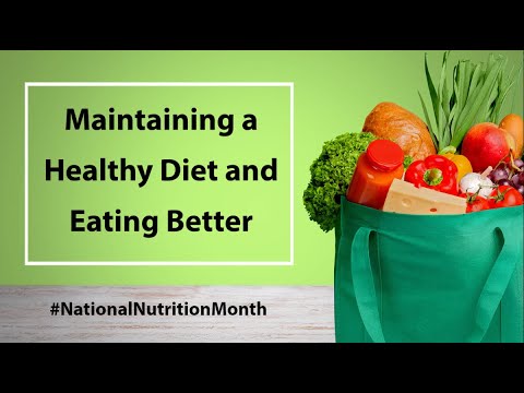 Live Broadcast | Maintaining a Healthy Diet & Eating Better - Dr ...