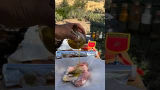 أفخاد الدجاج في البرية  شواية  streetfood  food