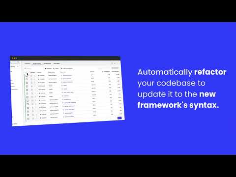 Automate framework migrations across your entire codebase with Moderne