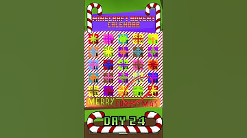 Opening a Minecraft Christmas Advent Calendar Day 24