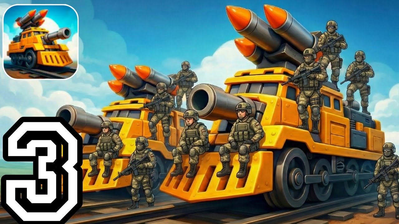 Train Attack: Merge War - Gameplay Walkthrough Part3 Android 