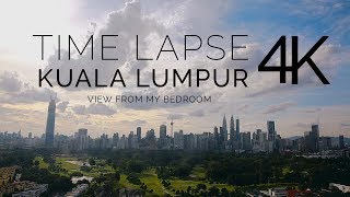 Timelapse from my Bedroom in Kuala Lumpur in 4K