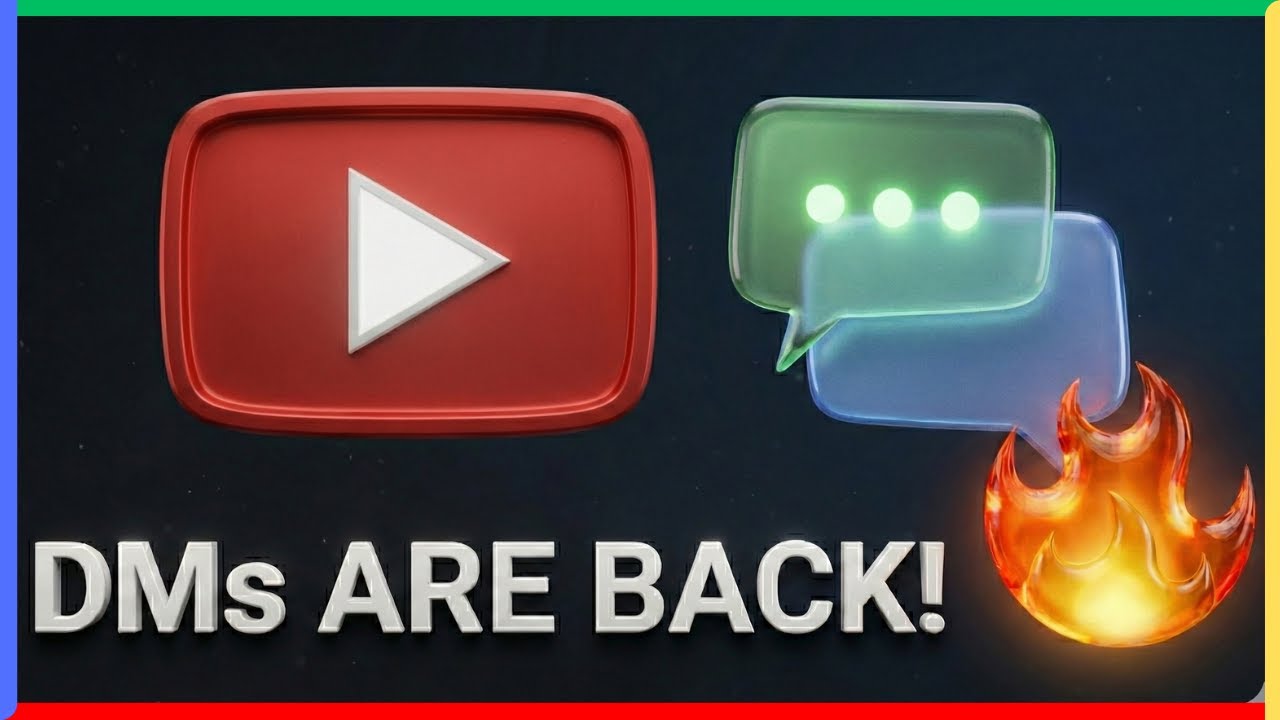 YouTube возвращает личные сообщения! Объяснение новой функции личных сообщений (2025)