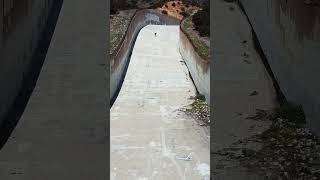 Skateboarding Down INSANE Spillway