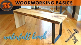 Woodworking Basics: Make a Waterfall Bench