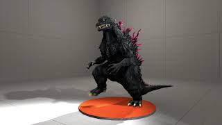 Godzilla 2000 Walk Cycle (SFM)